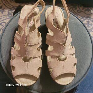 Sketchers Memory Foam Wedge Sandals